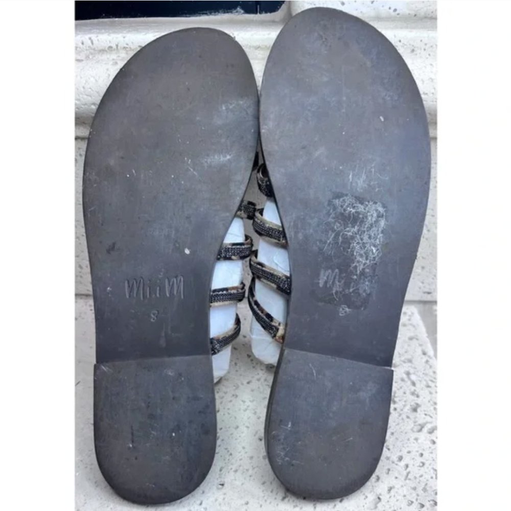 Mi.iM Women’s Layla Animal Leopard Print Slip On Sandals - Picture 11 of 14